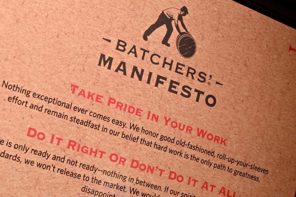 Littchfield Distillery's manifesto and values.