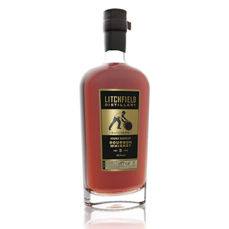 Litchfield Distillery 5-Yr. Double-Barreled Bourbon Whiskey ...