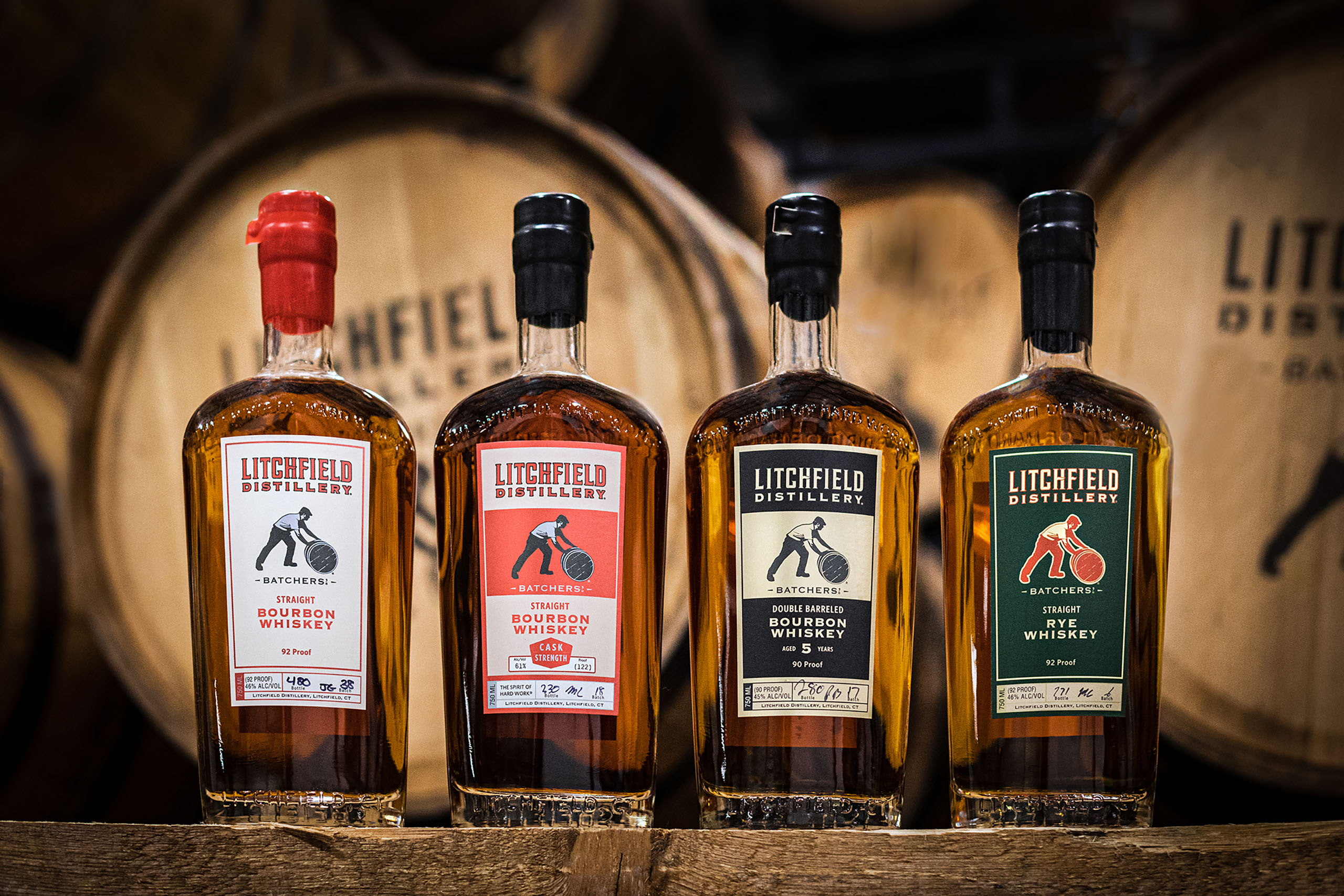 Litchfield Distillery Gold Medal Bourbons